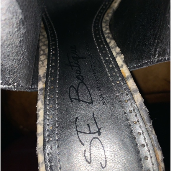 Size 7 black sling heels - Picture 3 of 5